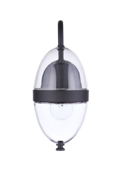 Sivo One Light Outdoor Wall Mount in Midnight