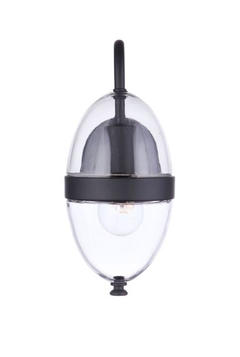 Sivo One Light Outdoor Wall Mount in Midnight