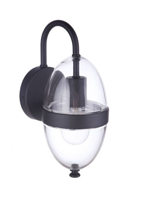 Sivo One Light Outdoor Wall Mount in Midnight