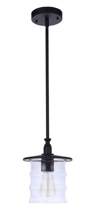 Canon One Light Outdoor Pendant in Midnight