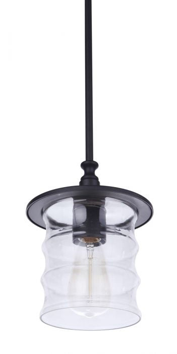 Canon One Light Outdoor Pendant in Midnight