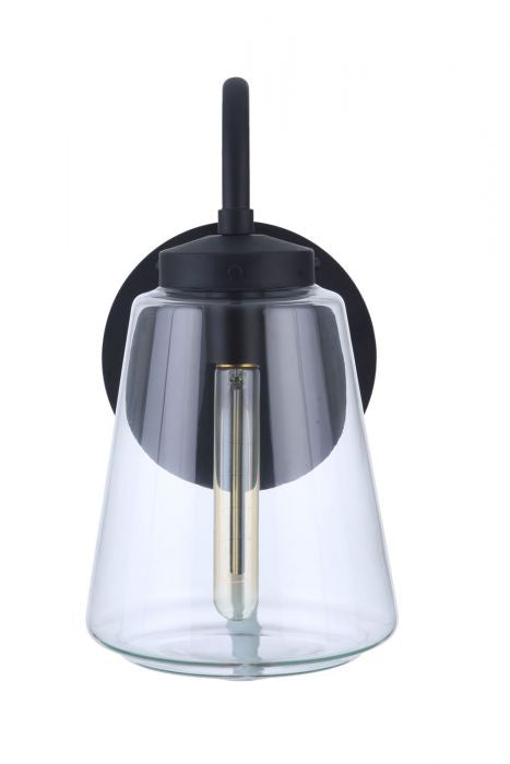 Laclede One Light Outdoor Wall Mount in Midnight