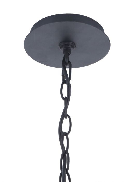 Laclede One Light Outdoor Pendant in Midnight