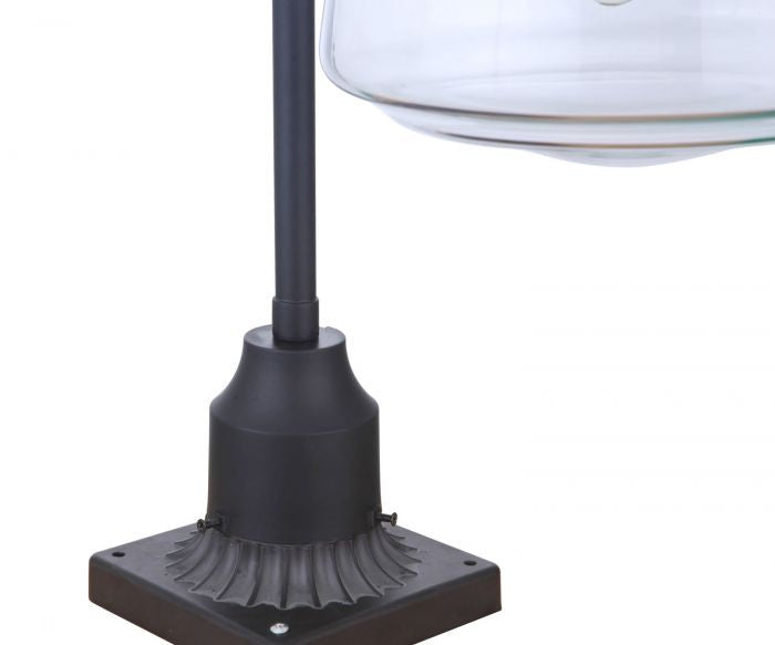 Laclede One Light Outdoor Post Mount in Midnight