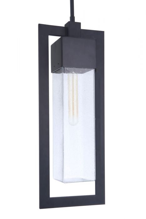 Perimeter One Light Outdoor Pendant in Midnight