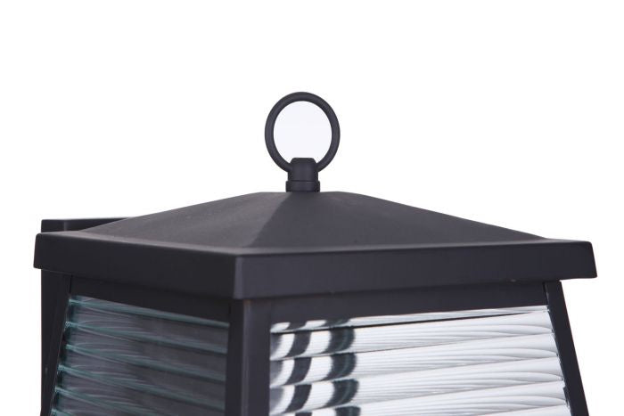 Armstrong Three Light Outdoor Wall Mount in Midnight