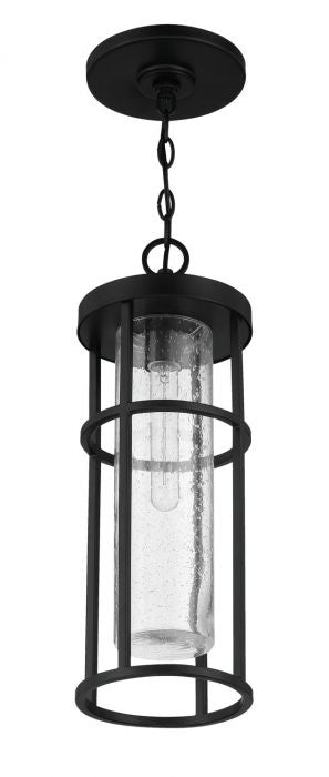 Encompass One Light Outdoor Pendant in Midnight