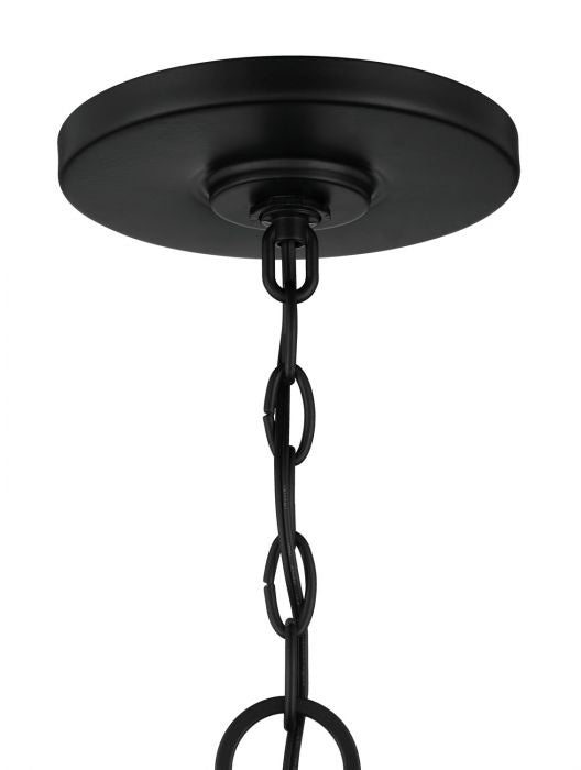 Encompass One Light Outdoor Pendant in Midnight