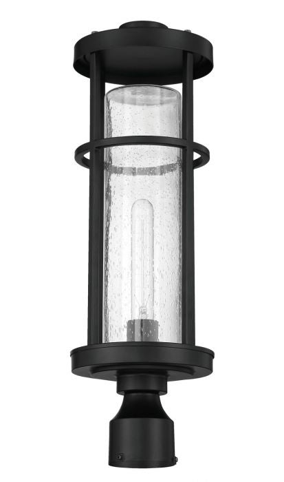 Encompass One Light Outdoor Post Mount in Midnight