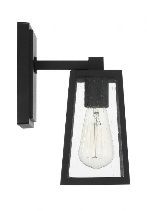 Dunn One Light Outdoor Wall Mount in Textured Black