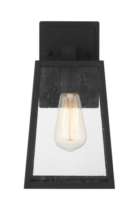 Dunn One Light Outdoor Wall Mount in Textured Black