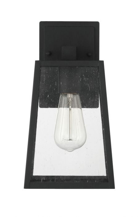 Dunn One Light Outdoor Wall Mount in Textured Black