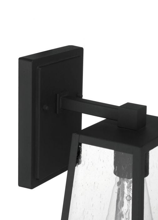 Dunn One Light Outdoor Wall Mount in Textured Black