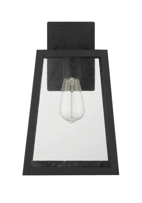 Dunn One Light Outdoor Wall Mount in Textured Black