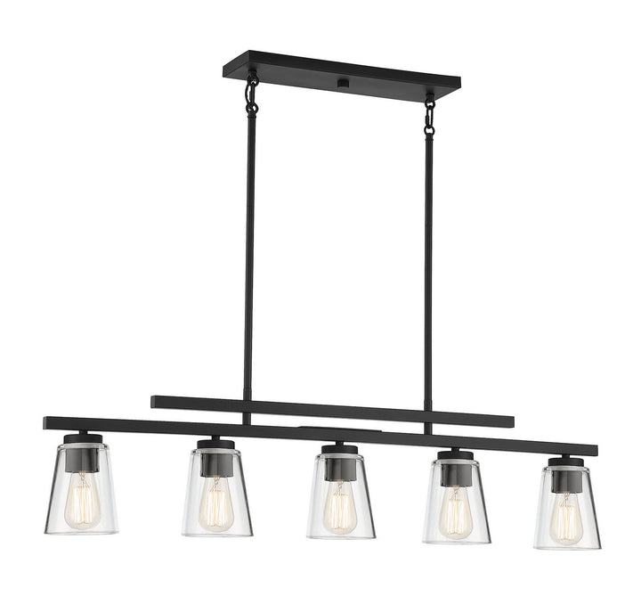 Savoy House Calhoun Five Light Linear Chandelier