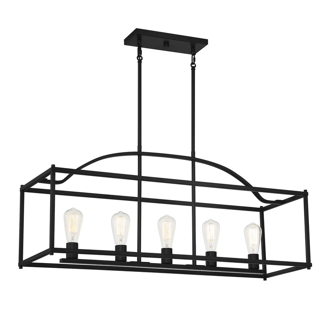 Savoy House Palladian Five Light Linear Chandelier