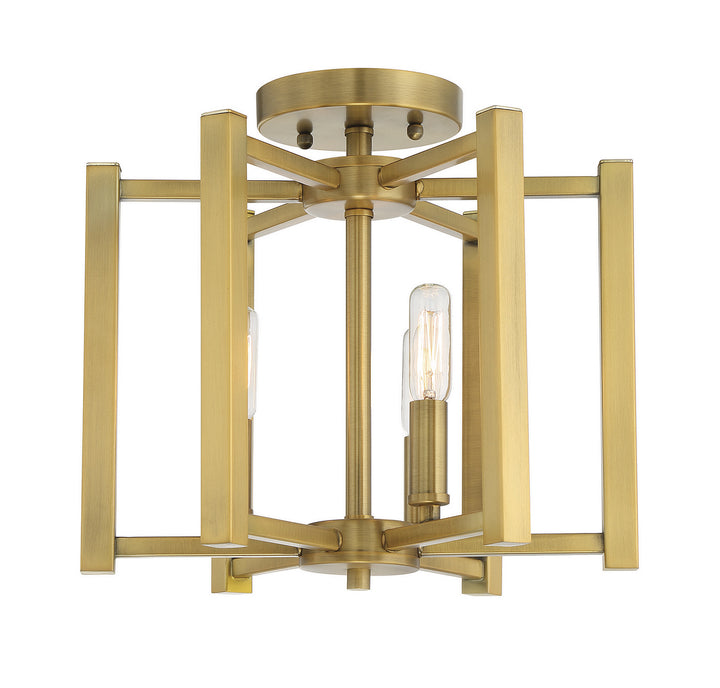 Savoy House Benson Three Light Semi-Flush Mount