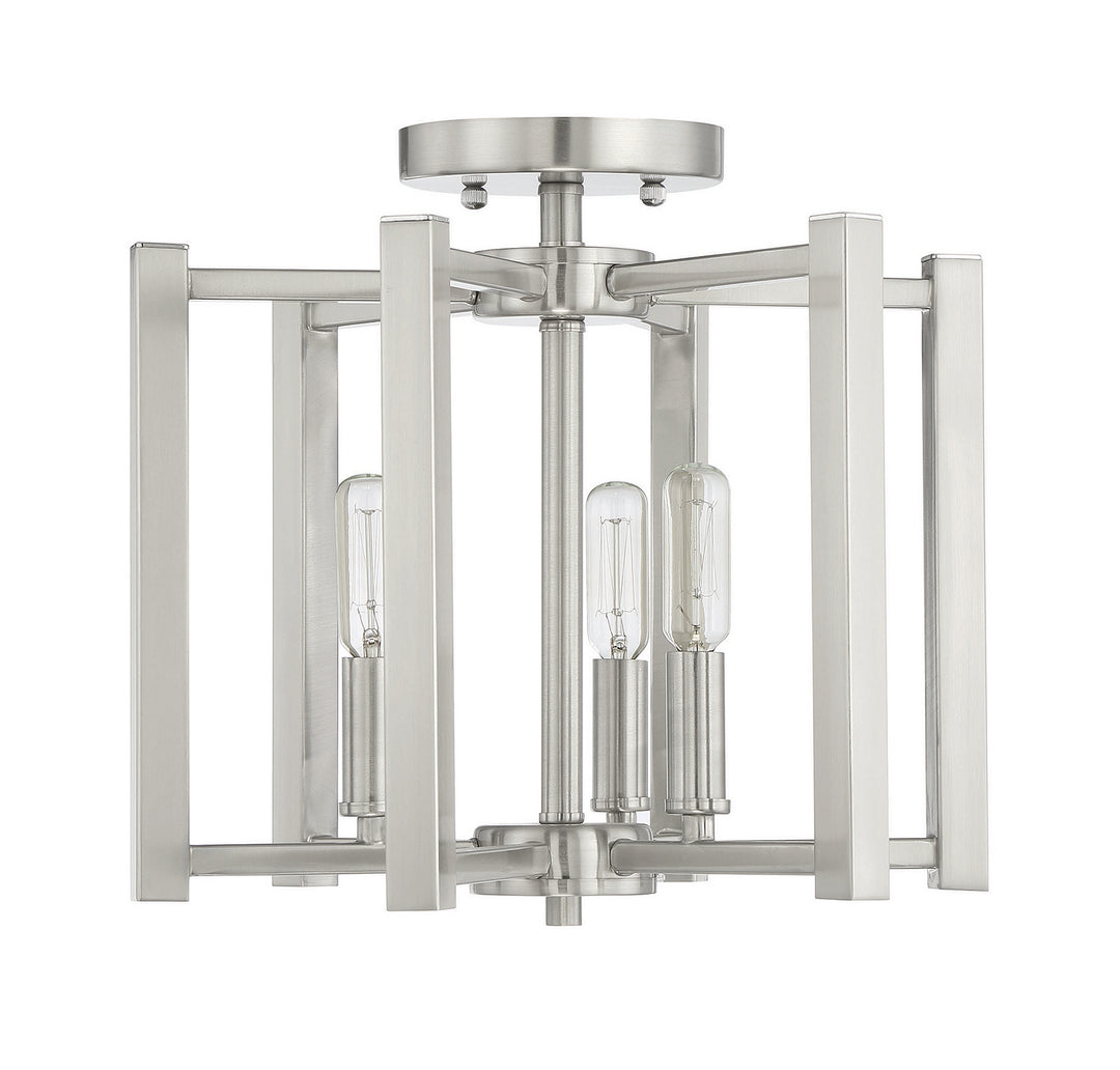 Savoy House Benson Three Light Semi-Flush Mount