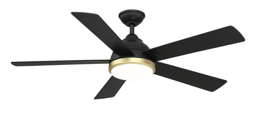 Neopolis 52" Ceiling Fan in Matte Black