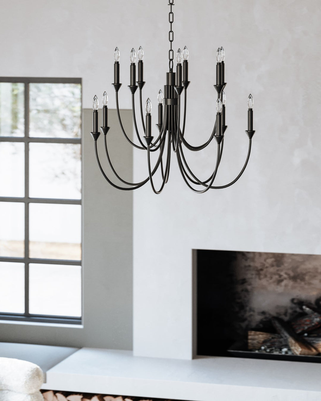 Troy Lighting Seven Light Chandelier