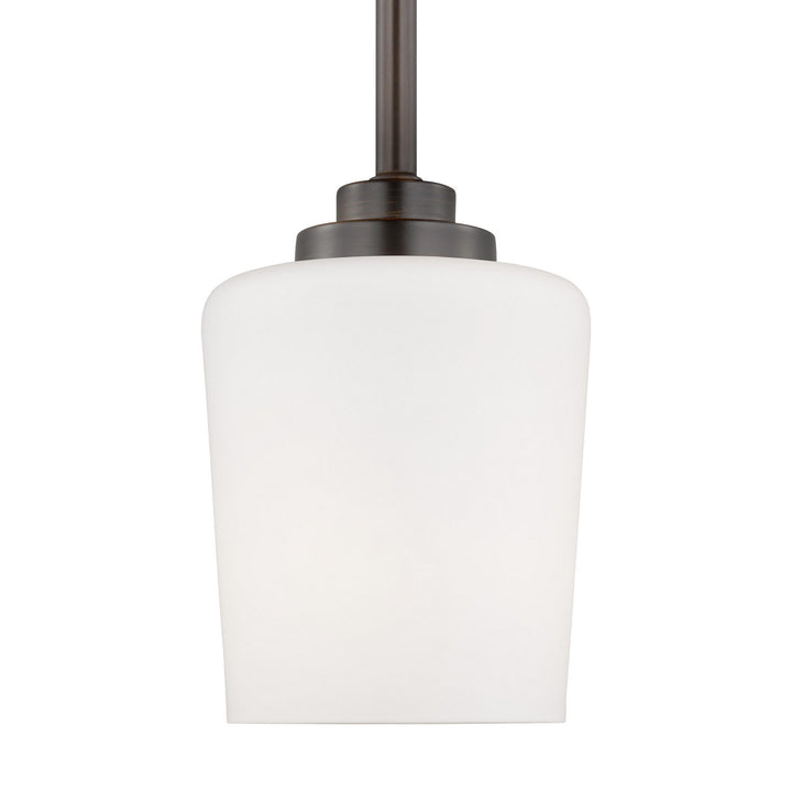 Generation Lighting. One Light Mini-Pendant