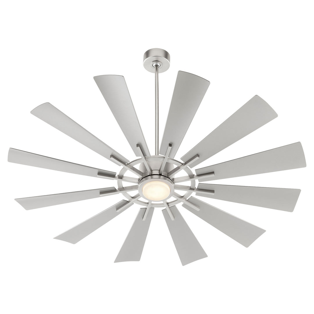 Quorum Cirque Indoor/Outdoor DC 18W LED Patio Fan with Wall Control