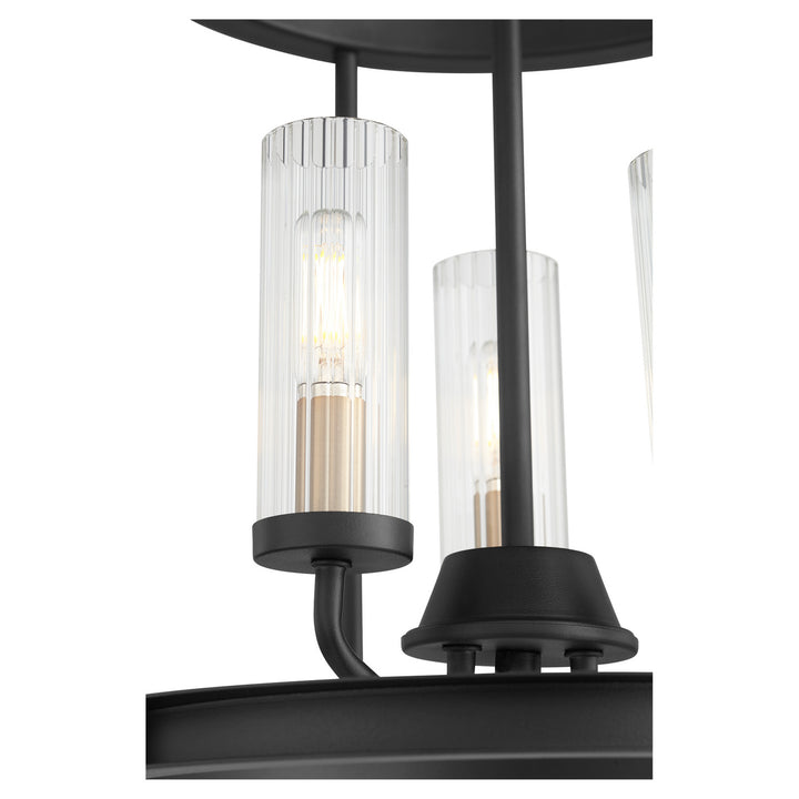 Quorum Three Light Entry Pendant