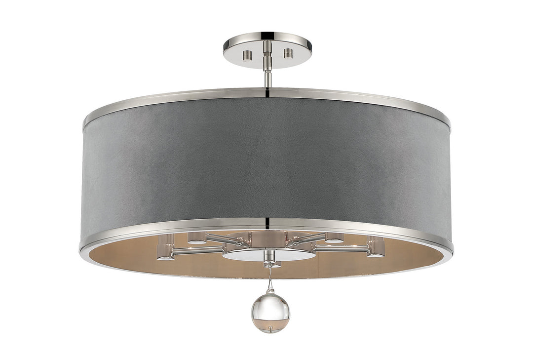 Metropolitan Five Light Pendant/Semi Flush Mount