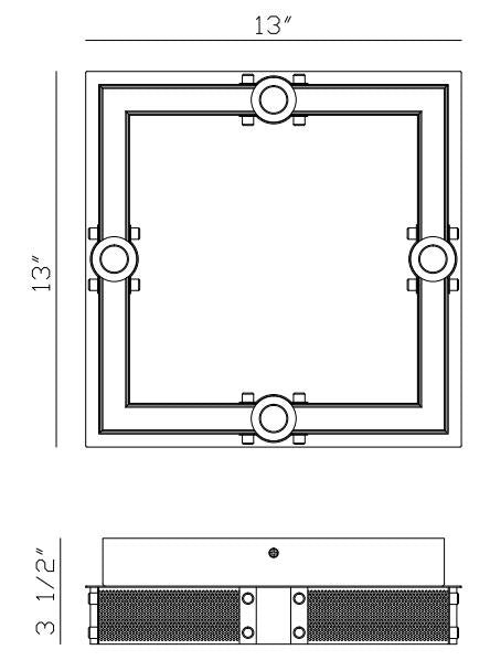 Eurofase LED Outdoor Flushmount