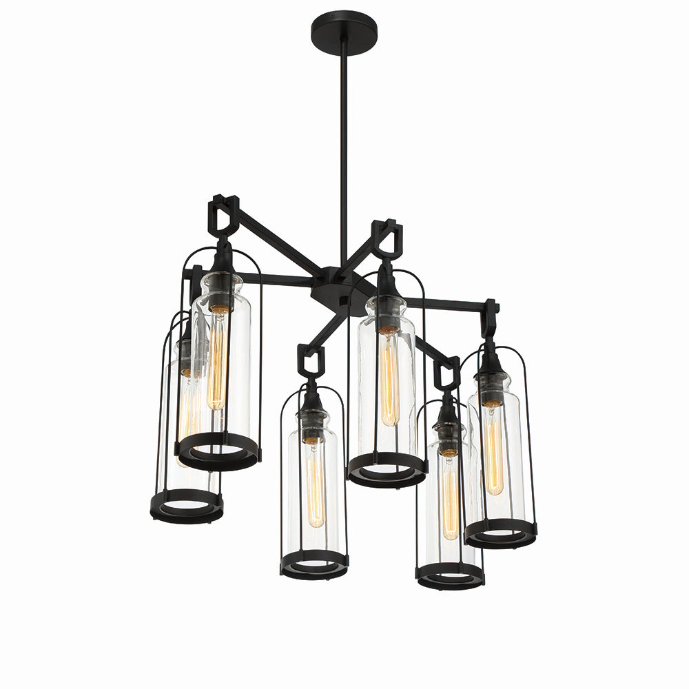 Eurofase Six Light Outdoor Chandelier