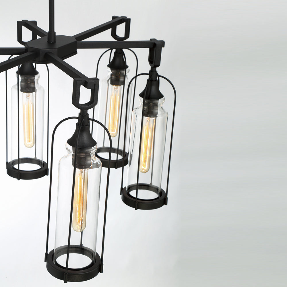 Eurofase Six Light Outdoor Chandelier