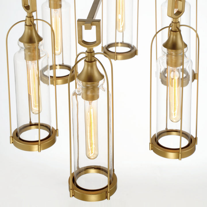 Eurofase Six Light Outdoor Chandelier