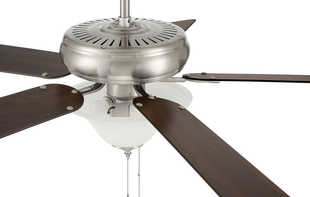 Craftmade Decorator's Choice 52" Pull Chain Ceiling Fan with Dimmable LED Light