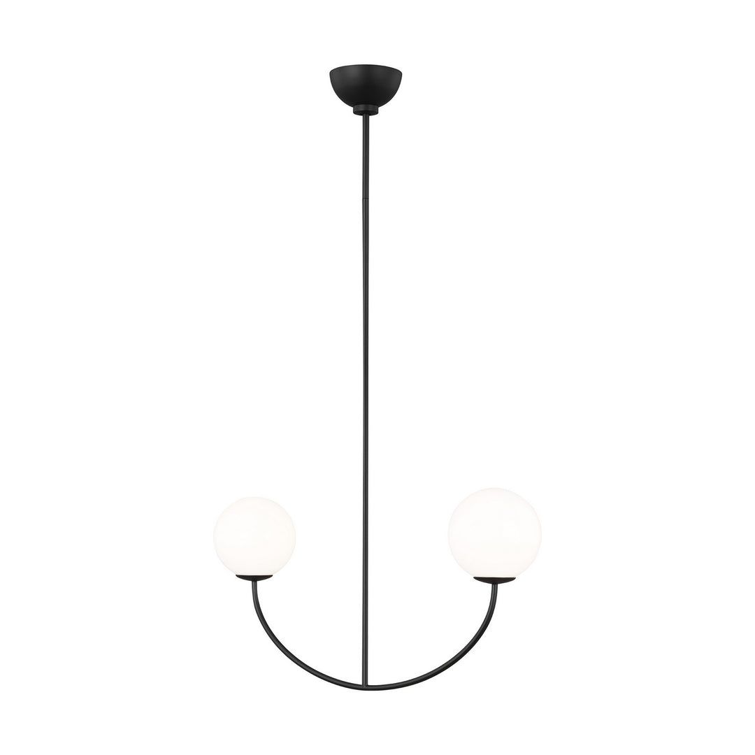 Visual Comfort Studio Two Light Linear Chandelier