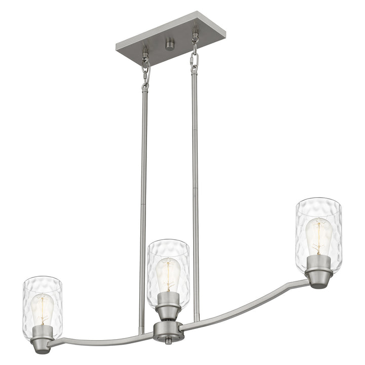 Quoizel Three Light Linear Chandelier