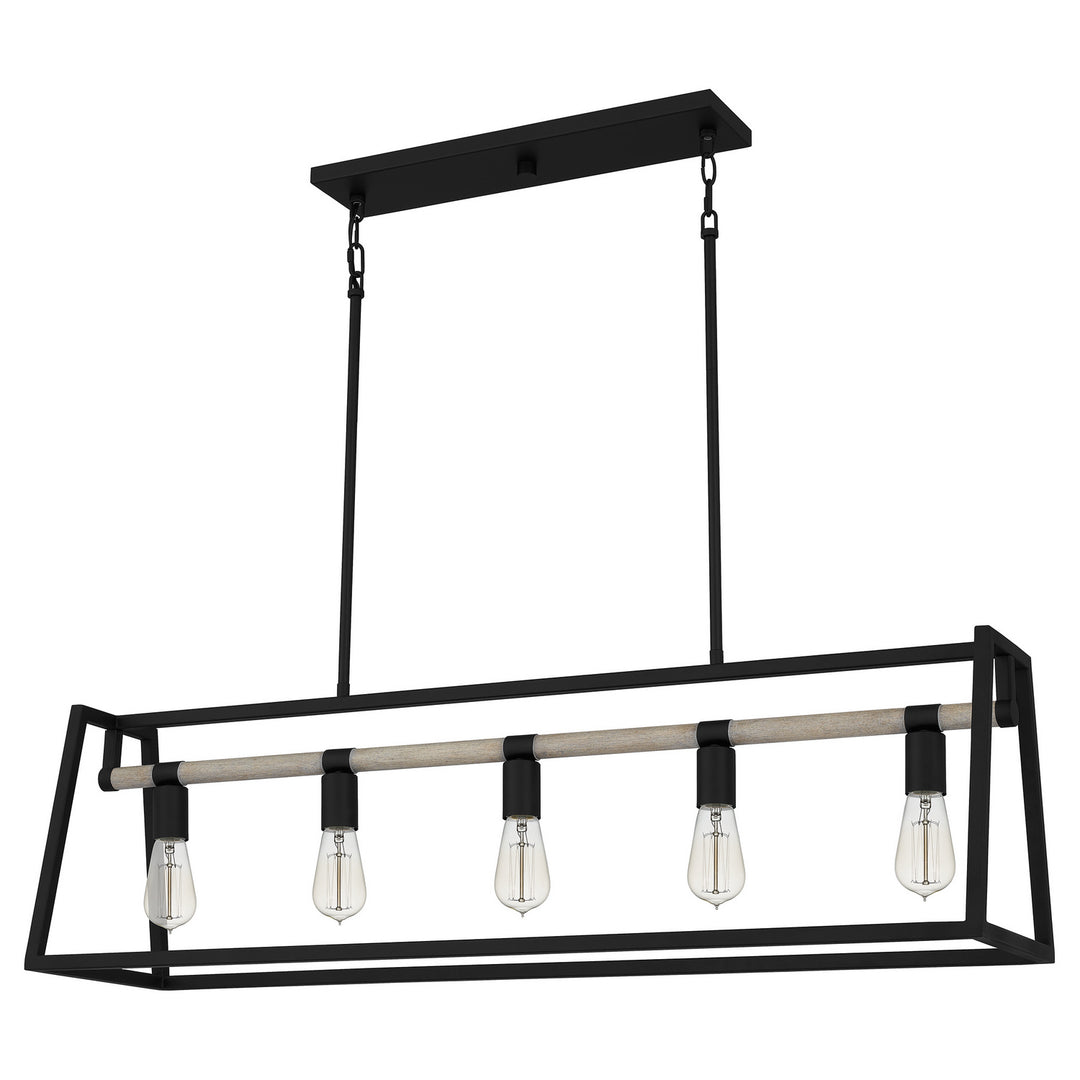 Quoizel Five Light Linear Chandelier