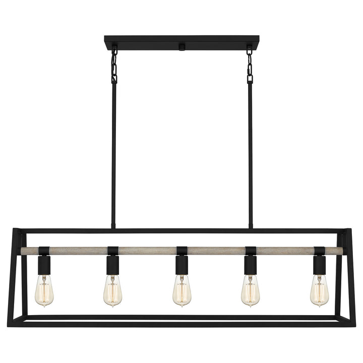 Quoizel Five Light Linear Chandelier