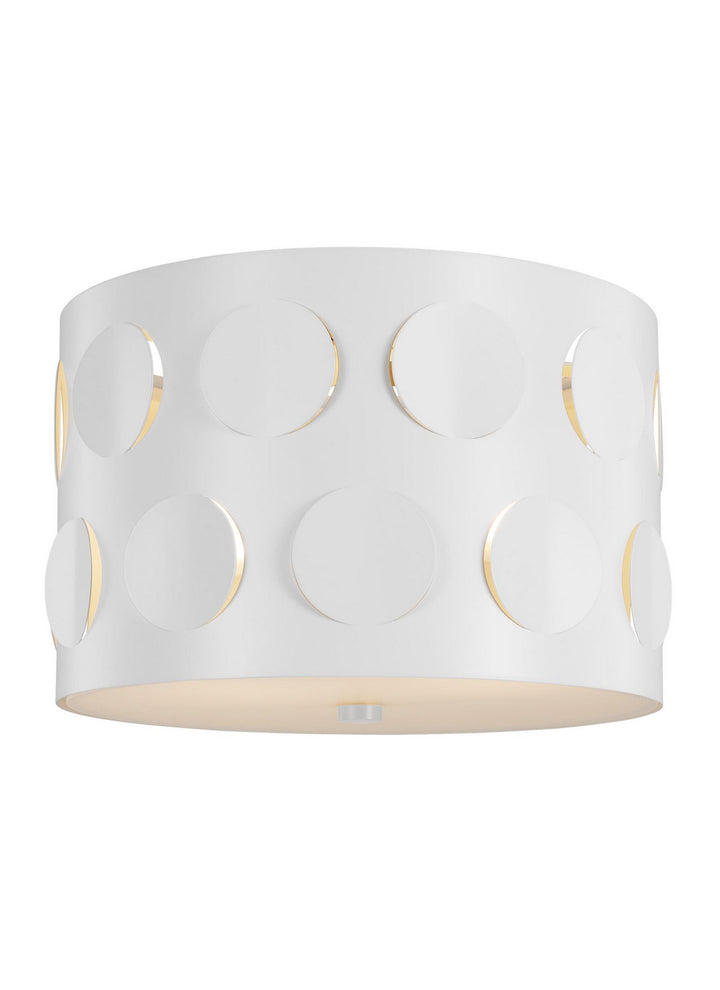 Visual Comfort Studio Two Light Flush Mount