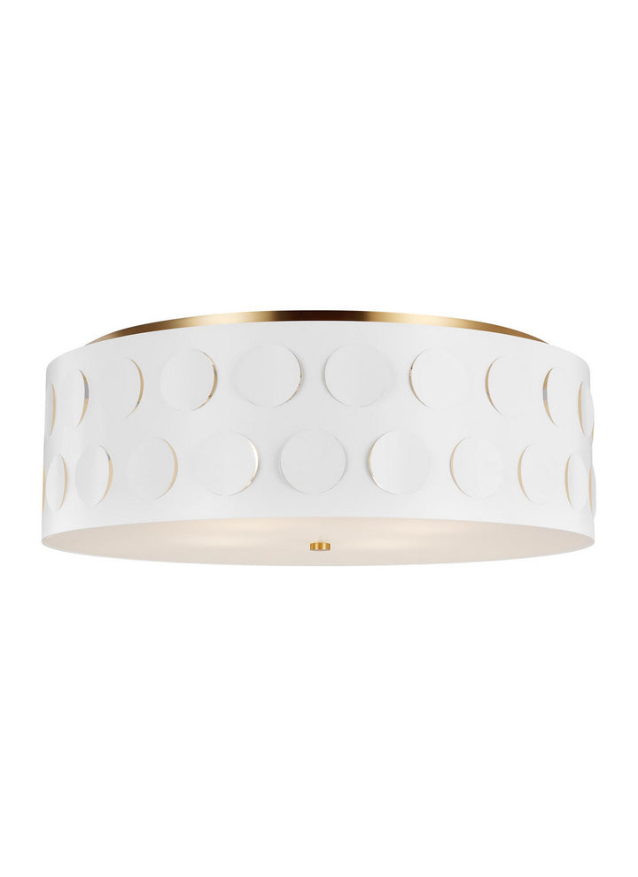 Visual Comfort Studio Four Light Flush Mount