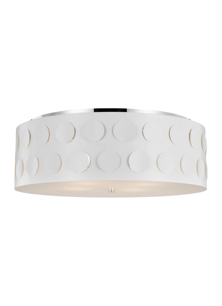 Visual Comfort Studio Four Light Flush Mount