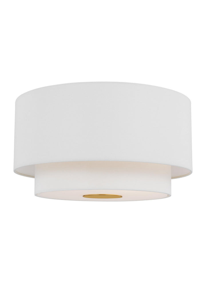 Visual Comfort Studio Three Light Flush Mount