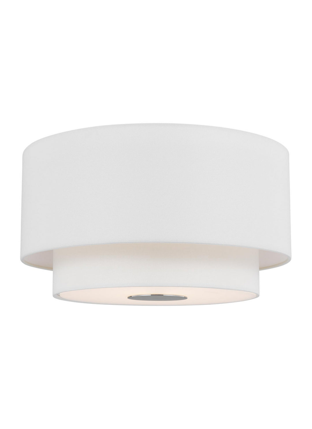 Visual Comfort Studio Three Light Flush Mount