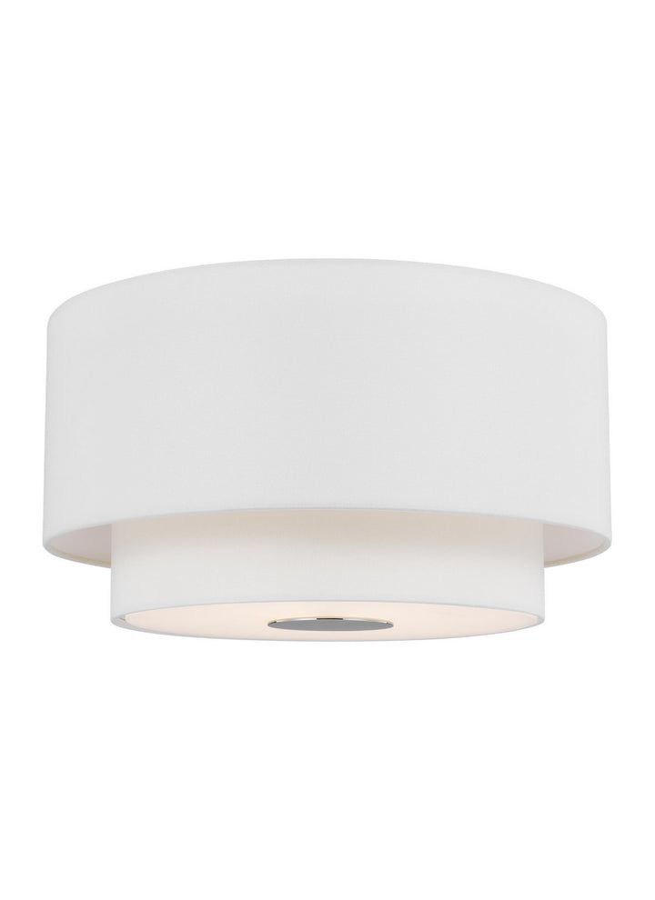 Visual Comfort Studio Three Light Flush Mount