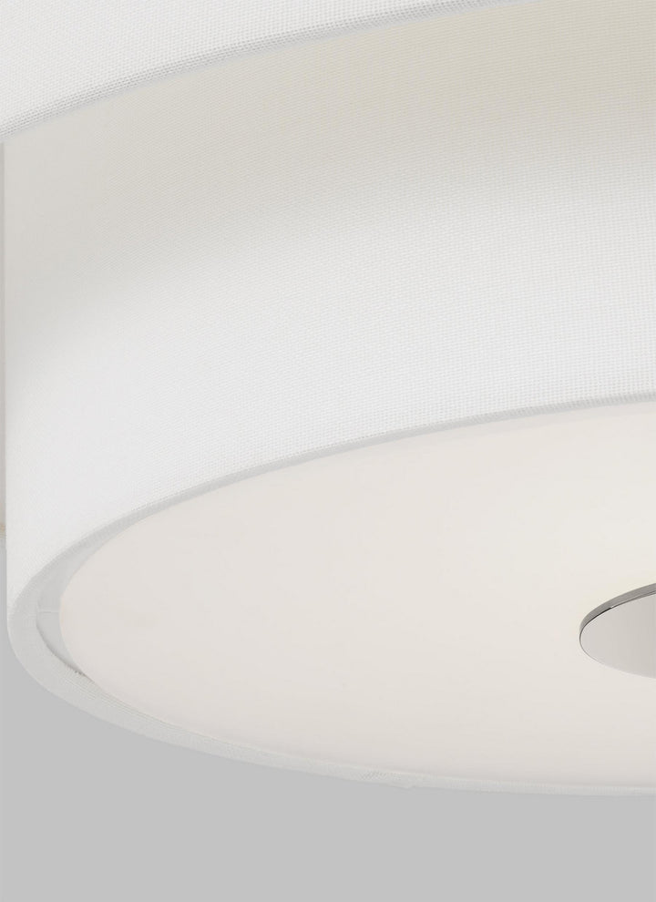 Visual Comfort Studio Three Light Flush Mount