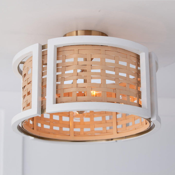 Capital Lighting Four Light Semi-Flush Mount