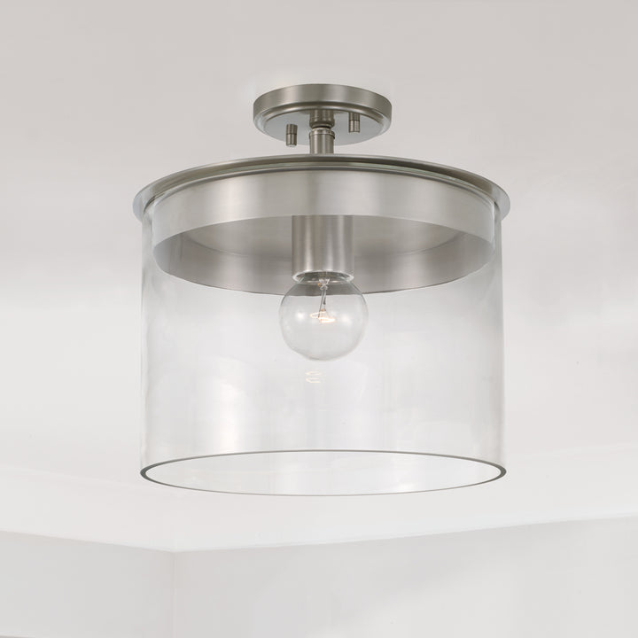 Capital Lighting One Light Semi-Flush Mount