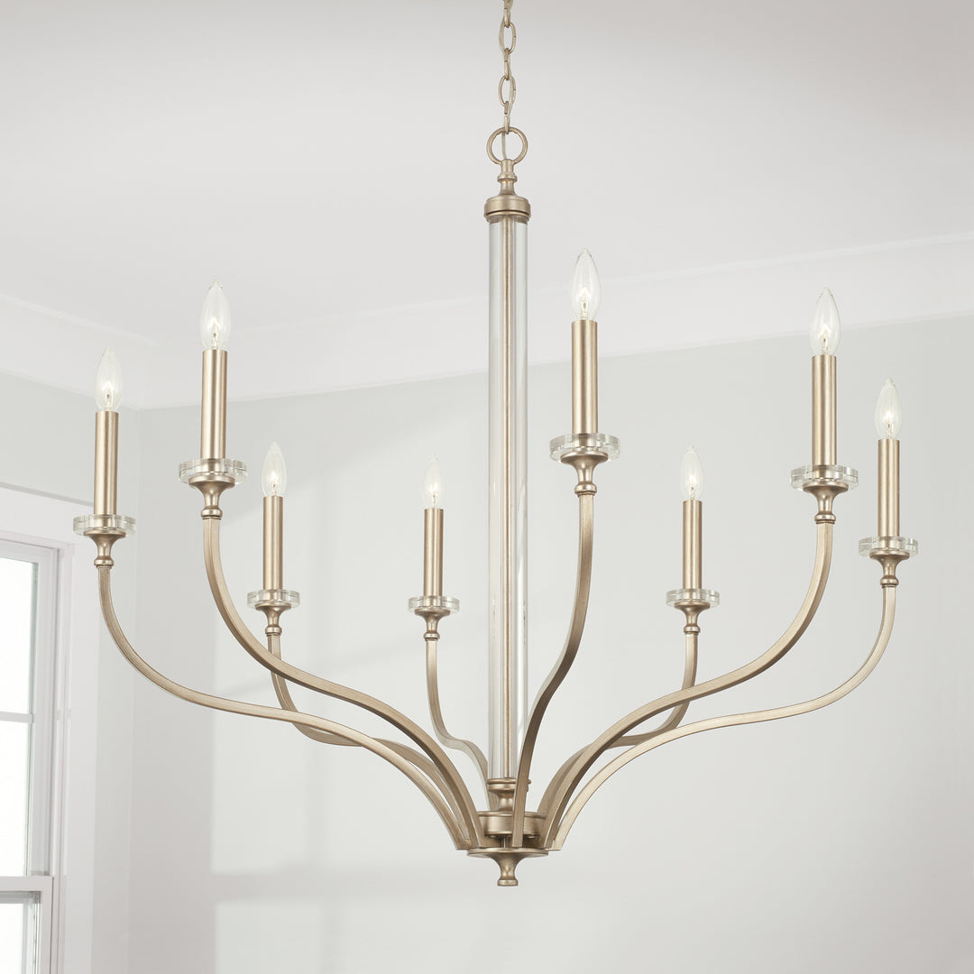 Capital Lighting Eight Light Chandelier