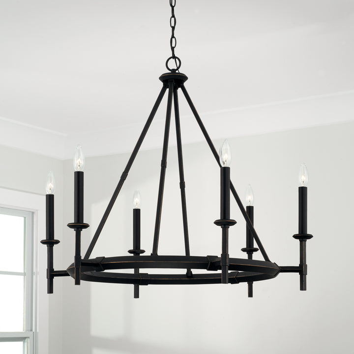 Capital Lighting Six Light Chandelier