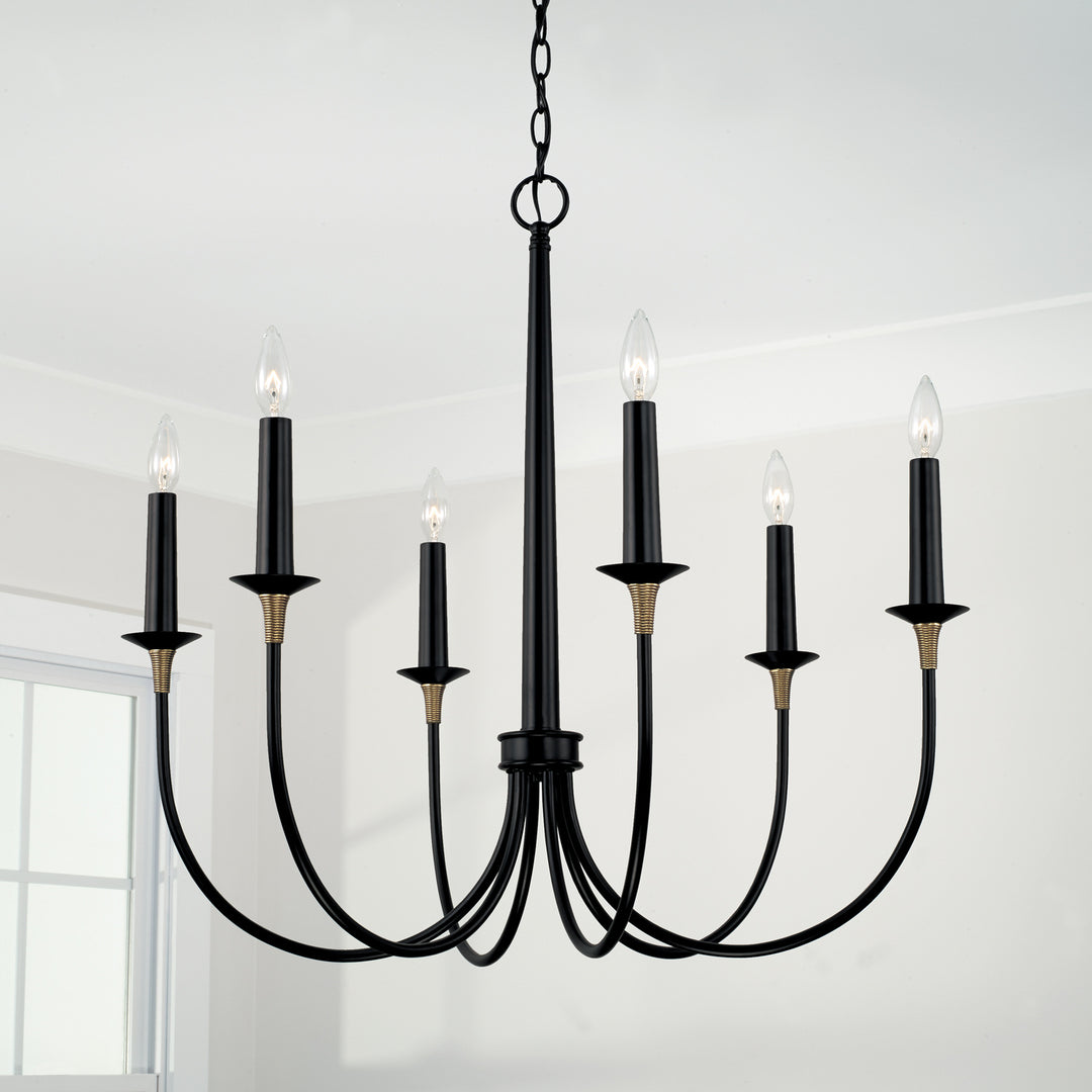 Capital Lighting Six Light Chandelier