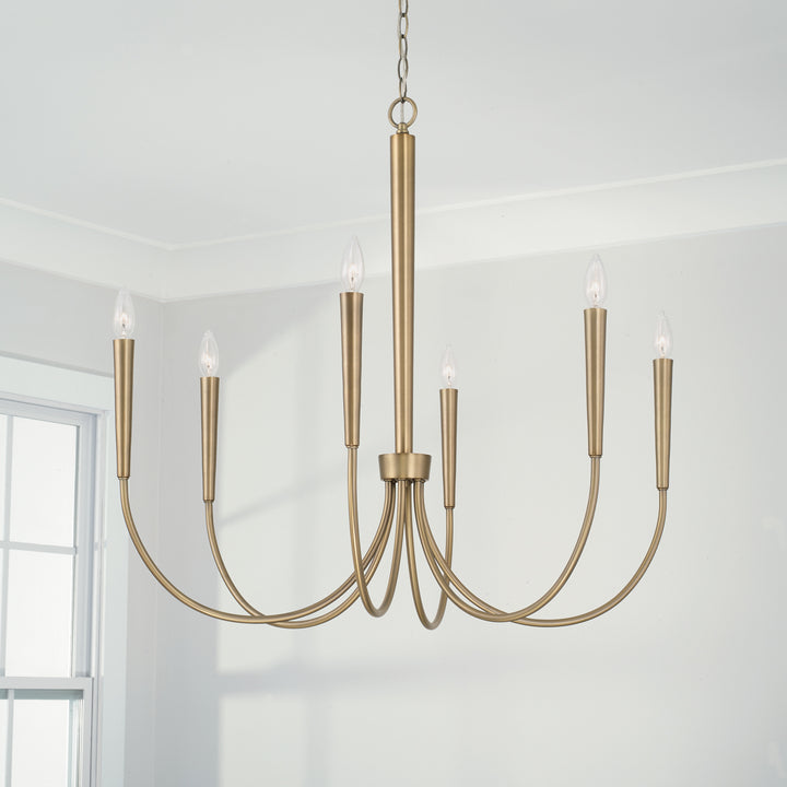 Capital Lighting Six Light Chandelier